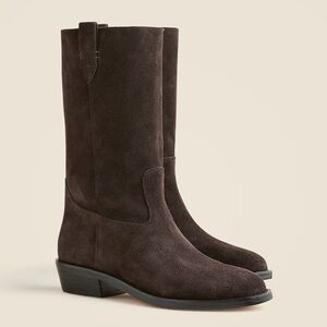 J.Crew Midcalf boots in suede